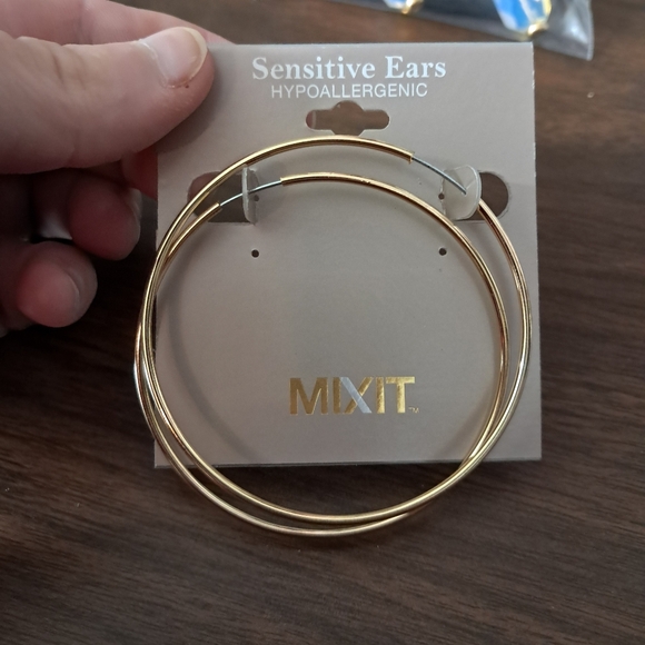Mixit XL hoop earrings hypoallergenic - Picture 2 of 4